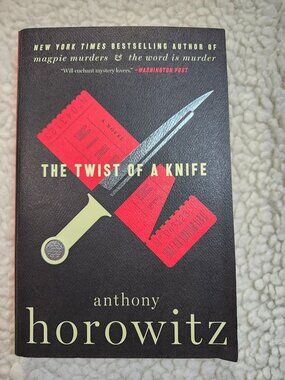 Anthony Horowitz The Twist of a Knife Paperback Harper Perennial Mystery Used